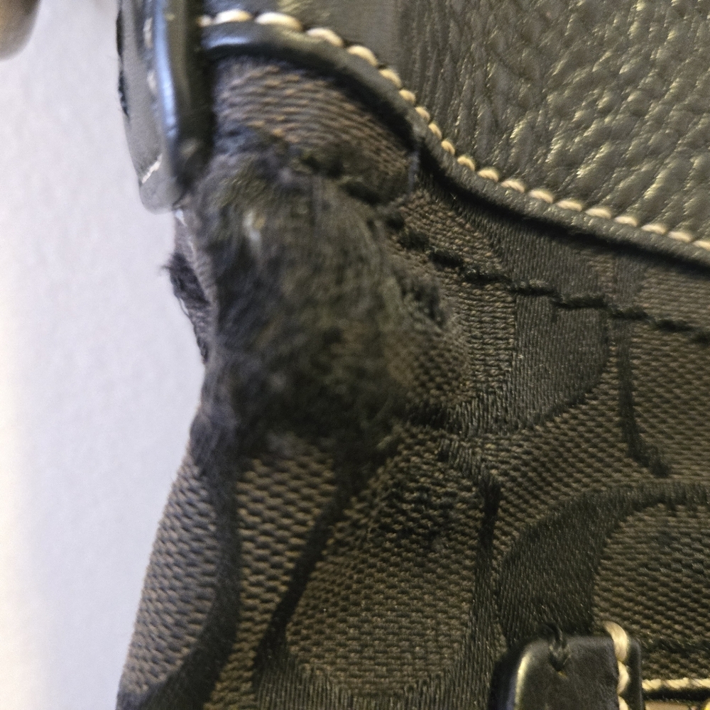 Coach Vintage Black Crossbody Purse - Picture 10 of 14
